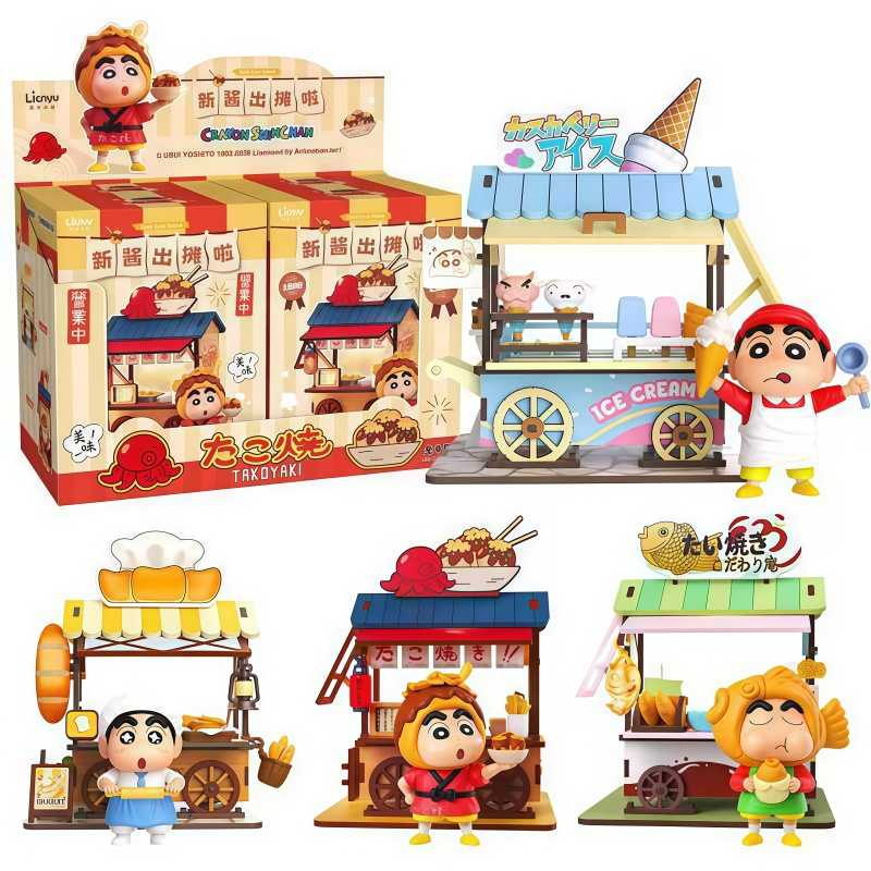 Crayon Shin-chan Food Cart Bli - Model Kit Wood ulasan dan harga
